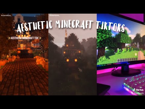 Aesthetic Minecraft Compilation🍂 | TikTok Compilation 2021 [part 1]