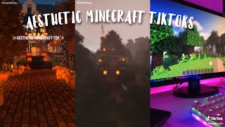 Aesthetic Minecraft Compilation🍂 | TikTok Compilation 2021 [part 1]