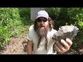 speed making an arrowhead with primitive tools