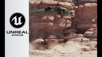 Cinematic UH60A Helicopter Flying animation|UE5|Unreal Engine|Cinematic|Lumen|