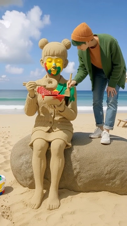 Fun moments with my sandy little friend #kpopdemonhunters