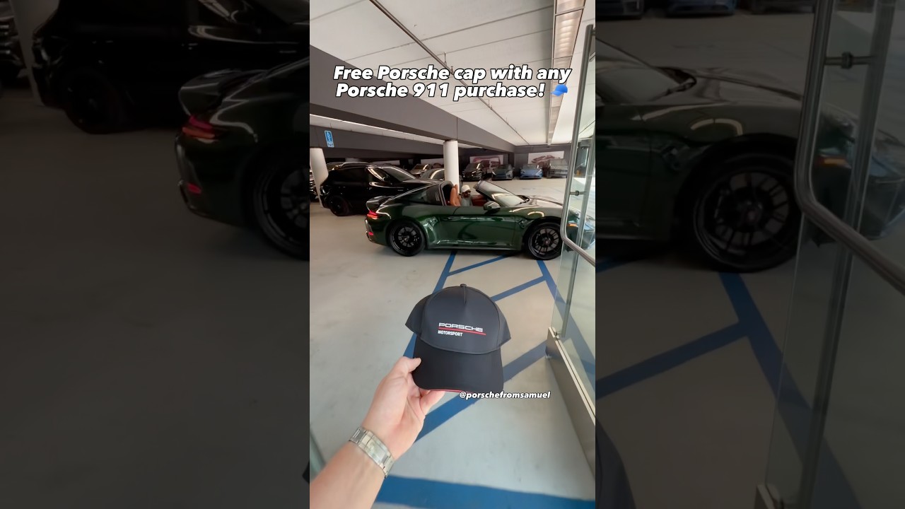 Free Porsche cap with any Porsche 911 purchase! #porsche911 #cardealership  #carsalesman