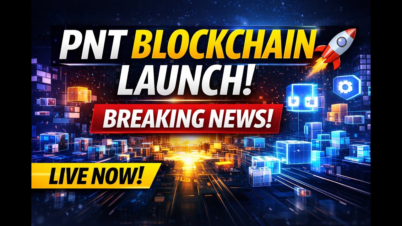 PNT Native Blockchain Officially Launched 🚀 Full Details & Future Plans.