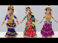 3 South indian Dancer Doll and Jewellery | 3 Doll Classical Dancer