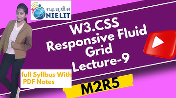 #9: tutorial of w3-css | W3.CSS Responsive Fluid Grid | #mcawali #viral #computer