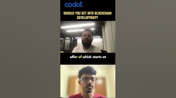 Demand for blockchain development | Blockchain entrepreneur explains, CoDot Shorts
