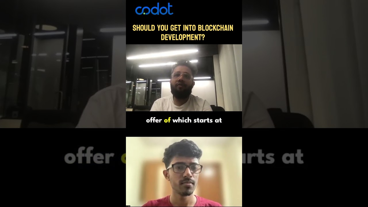 Demand for blockchain development | Blockchain entrepreneur explains, CoDot Shorts