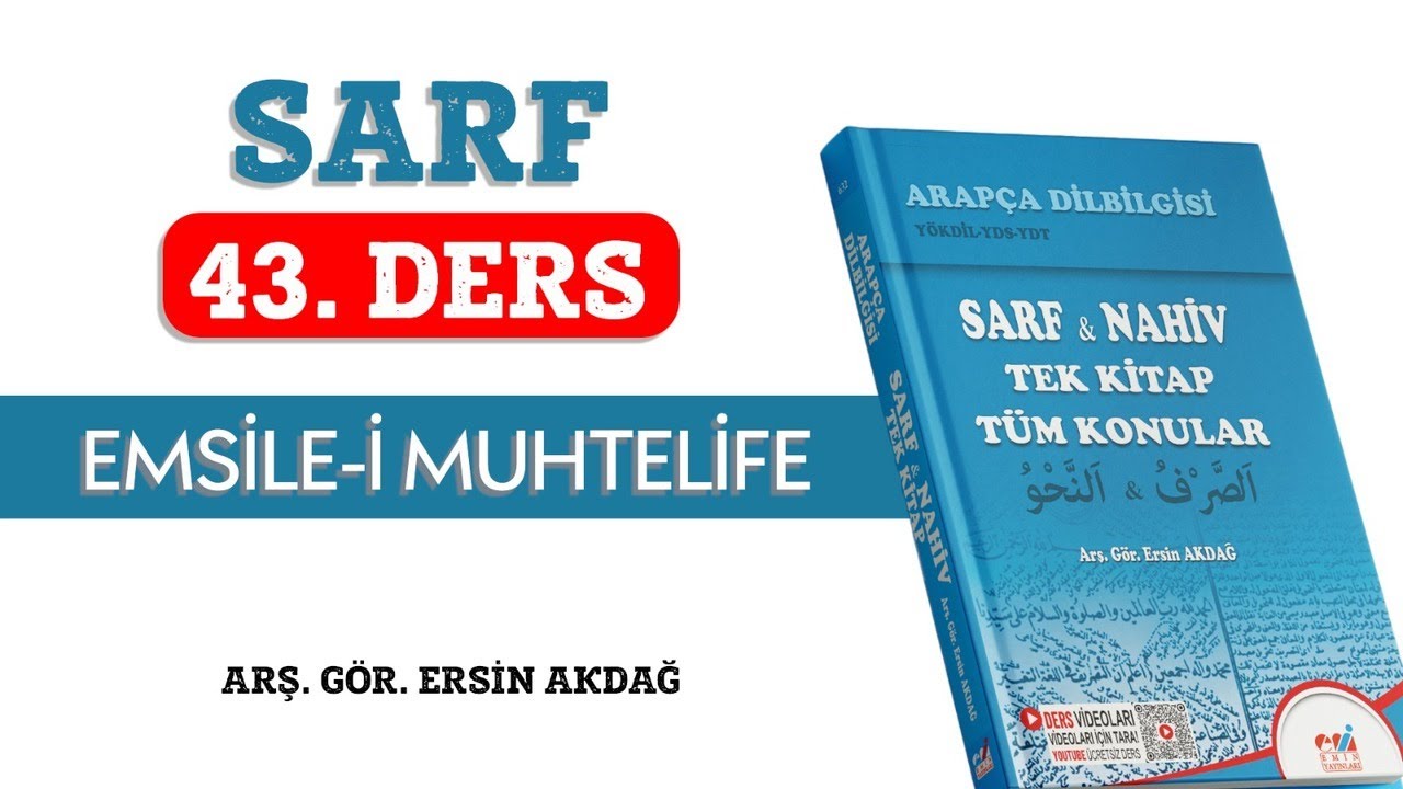 43. Ders | Sarf | Emsile-i Muhtelife