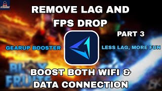 How to fix lag on blox fruit mobile | Gear up booster | Boost roblox fps and both wifi & data