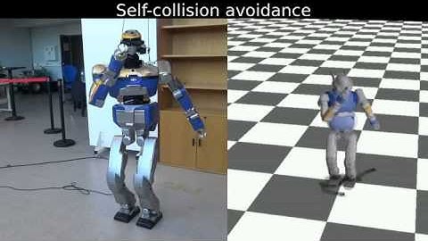 Whole-body Model-Predictive Control applied to the HRP-2 Humanoid