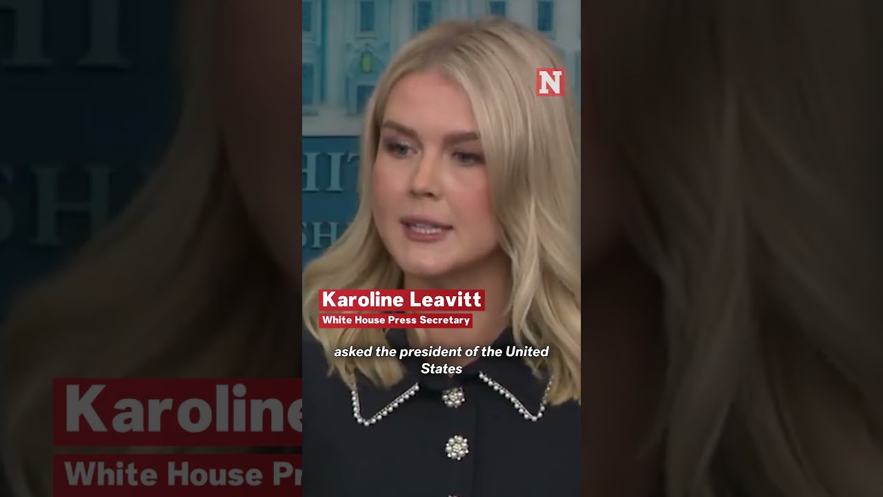 Leavitt Explains Why Zelensky Won T Be Part Of Putin Trump Meeting