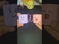 Turn a simple sheet of paper into a cute Origami Cup! 📄☕ #papercraft #shortvideo #viral