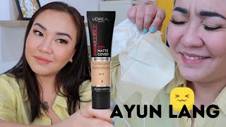 OK NA SANA EH! L’Oreal Infallible 32H Matte Cover Foundation with 4% Niacinamide | SUBUKANNE