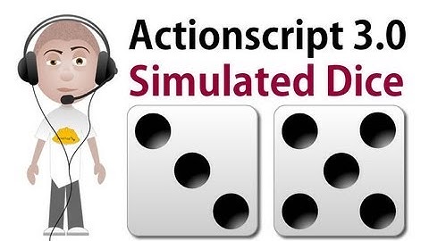 Actionscript 3.0 Simulated Dice Throw Tutorial for AS3 Flash Game Programming