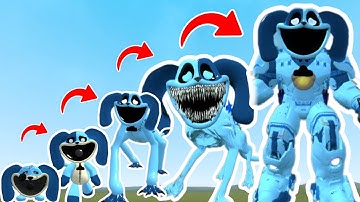EVOLUTION OF TITAN DOGPRESSED FROWNING SMILING CRITTERS POPPY PLAYTIME CHAPTER 3 In Garry