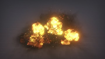 [Unity VFX] Houdini - Mortar explosions