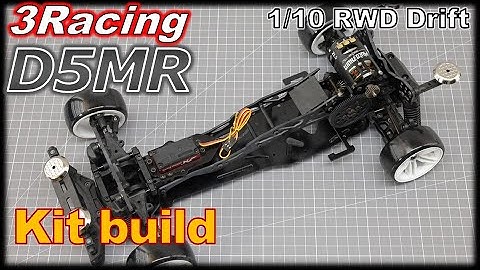 [RC] 3Racing Sakura D5MR Midship 2WD Drift car, Kit build