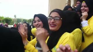 أغنية تخرج كلية الحقوق دفعة 2015 - جامعة الأزهر - غزة | على نغمة 3 دقات