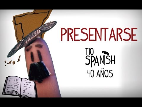 presentation de soi meme en espagnol