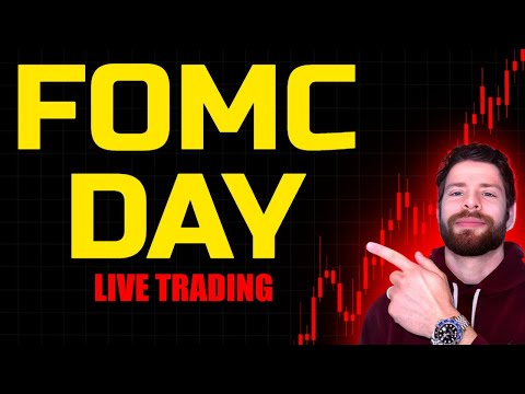 🔴FOMC DAY - FED POWELL DECISION 2PM! WILL HE CUT RATES? LIVE TRADING