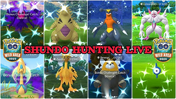 Shundo Hunting Live | Shadow & Costume Shiny Hunting #pokemongo #wildarea #raids