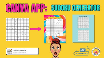 Zudoku Generator Puzzle Canva App Tutorial