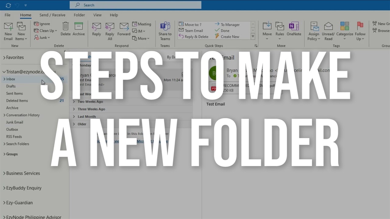 Organise your Emails Into Specific Folders or Automate Mailbox Rules