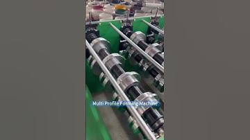 How can four different sizes and shapes of metal profiles be produced on one machine.