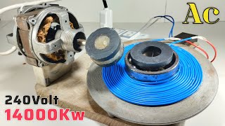 240V Ac Generator With Cooker Coil And Magnet Use  Transform