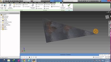 Inventor - Mô phỏng chuyển động nghiêng và rơi tự do