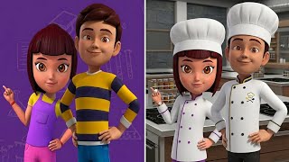 🔥 Rudra Cartoon Characters in MasterChef Kitchen 👨🍳#Rudra #MasterChef #CartoonCooking #RudraCartoon