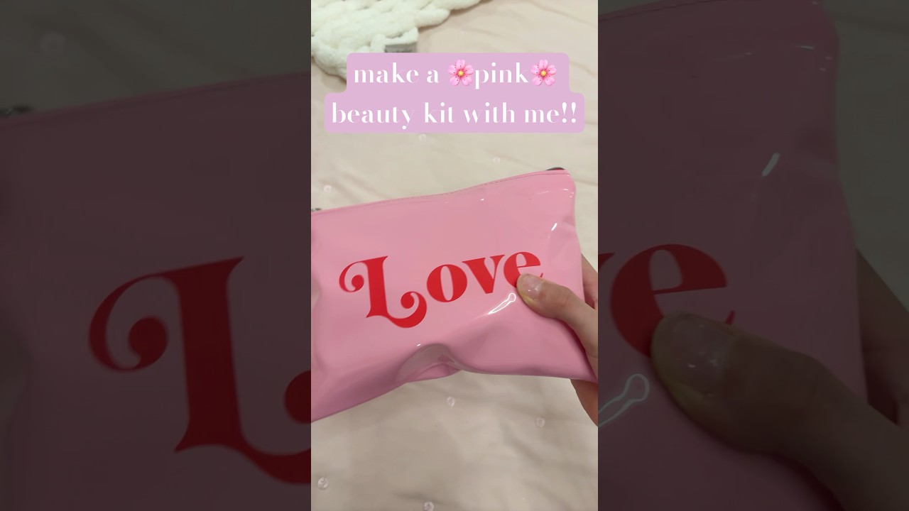 Pink Create Make a 💞🌸pink 🌸💞 beauty kit with me!! @pinkpalmpuff #music #pink # ...