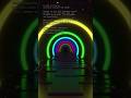 Multicolor Circular Neon Gates | #shorts | #video #background | #VJ #Loop 51