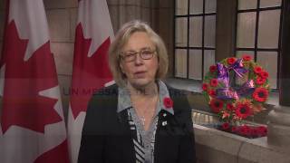 Elizabeth May: Jour du souvenir 2016