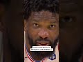 Joel Embiid was loving the support from the Philly crowd as the Sixers forced a Game 7 🤝
