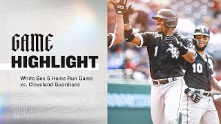 White Sox 5 Home Run Game vs Cleveland Guardians 9 15 22