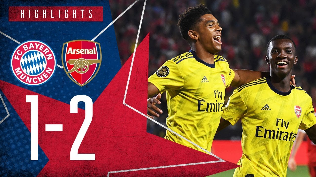 NKETIAH WITH THE WINNER! | Bayern Munich 1 - 2 Arsenal | ICC 2019 extended highlights