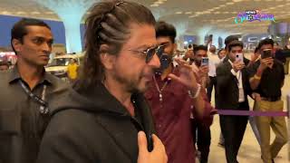 Shah Rukh Khan Spotted At Mumbai Airport, Stops For Security Check; WATCH Video
