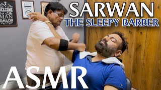 Asmr Intense Head massage 💈 forehead tappings💈Neck cracking by Indian Sleepy Barber SARWAN