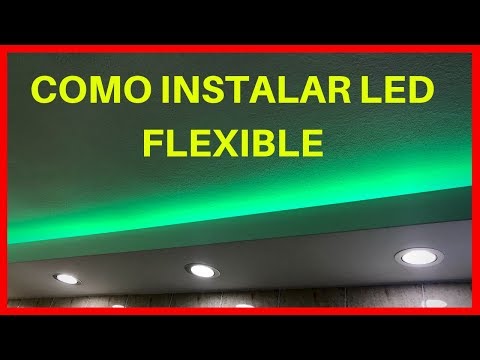 Vídeo: Luzes LED para tectos falsos