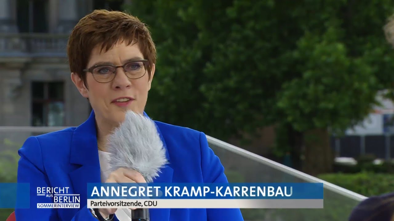 Frag selbst: Sie fragen, Annegret Kramp-Karrenbauer (CDU) antwortet