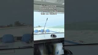 Garmin Screens Flicker on Camera? Why Does This Happen?  #midnightexpressboats #garmin #videography