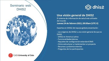 Una visión general de DHIS2