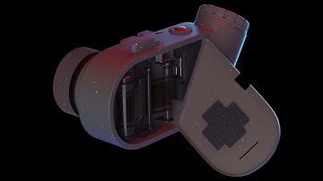 3d animation for Camera Redesign | Blender, Keyshot