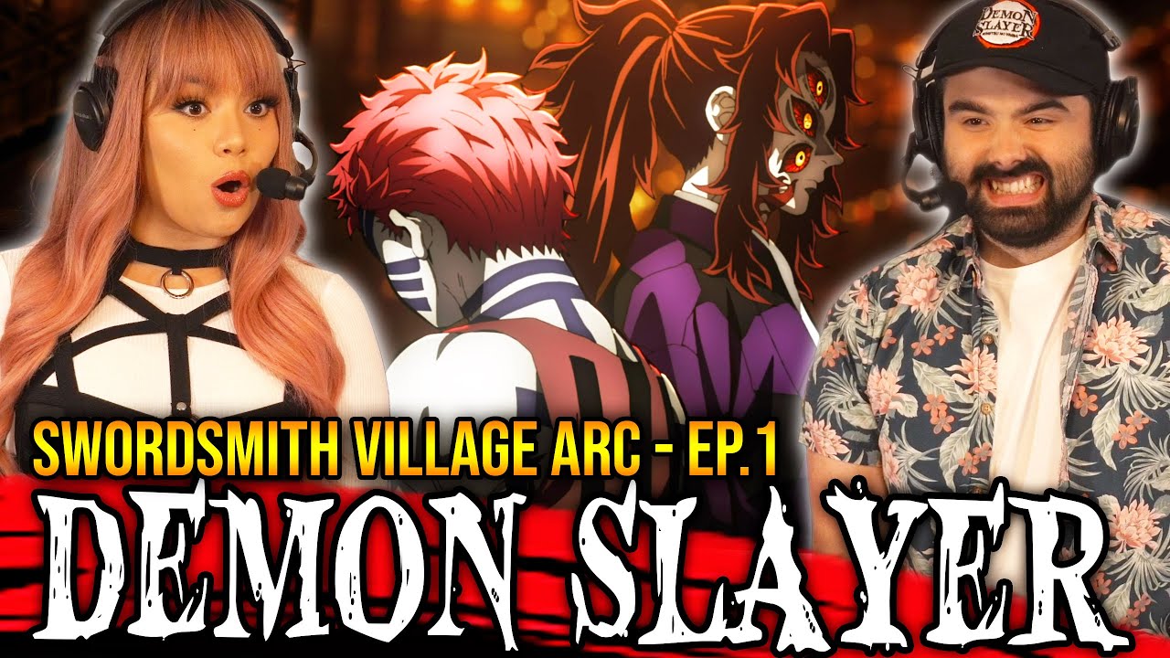 DEMON SLAYER SEASON 3 EPISODE 1 REACTION! SOMEONE'S DREAM 3x1 SWORDSMITH VILLAGE ARC