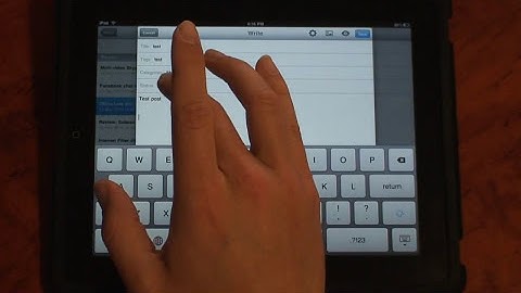 Review: Wordpress iPad app