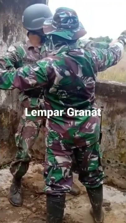 Bintara TNI latihan lempar granat #shorts #viral #tni
