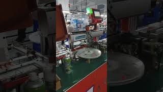 Automatic cylindrical cell pack production line. #beronpower #lithiumbattery #batteryfactory #energy