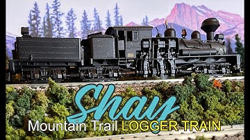 Mountain Trail Logger Train "The Shay" HO Scale Train