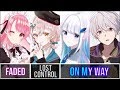 [Switching Vocals] -  Faded // On My Way // Lost Control ( Walker The Fox 126 YT)